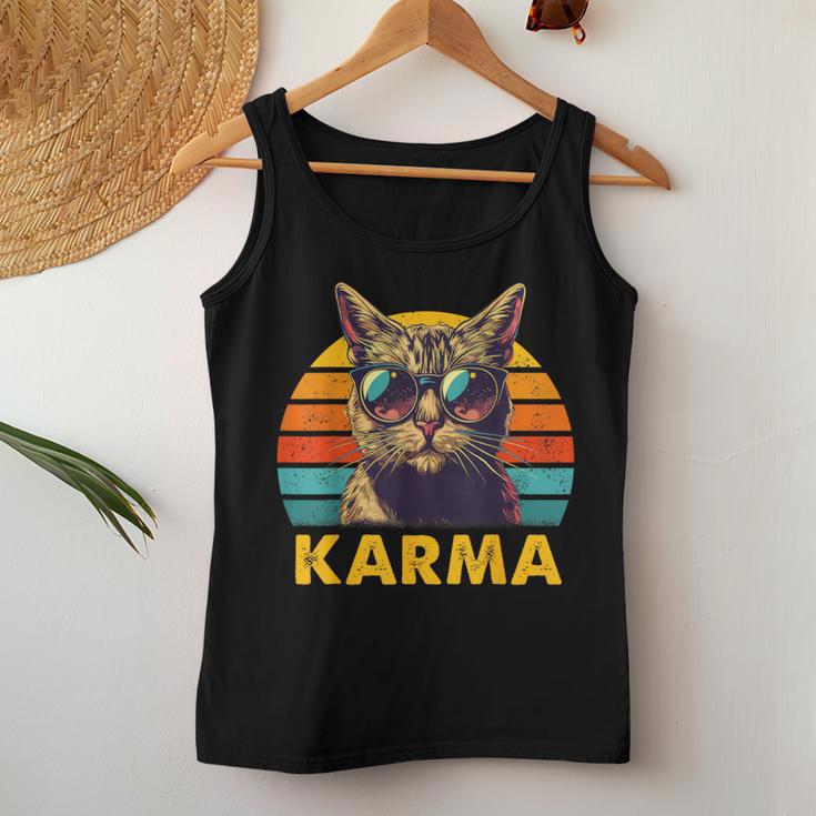 Vintage Cat Music For Nage Girls Children Karma Tank Top Frauen Lustige Geschenke