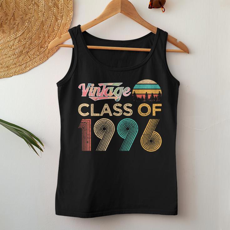 Vintage Class Of 1996 Classic Retro Geburtstagsgeschenk Männer Frauen Tank Top Frauen Lustige Geschenke