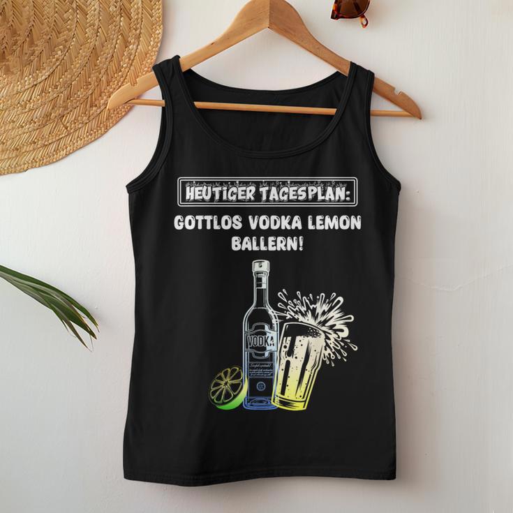 Vodkaodka Lemon Malle Party Tank Top Frauen Lustige Geschenke