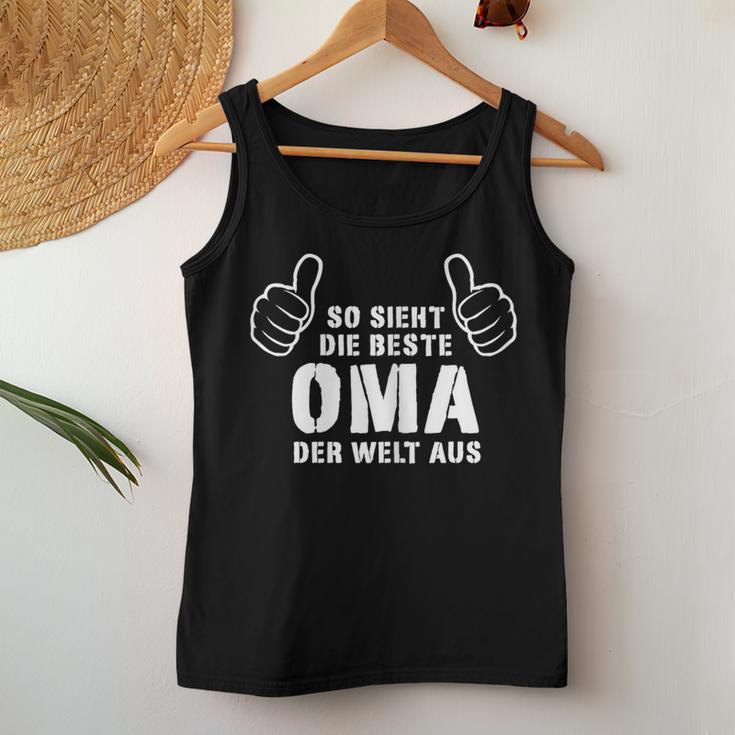 Women's Beste Oma Der Welt Tank Top Frauen Lustige Geschenke