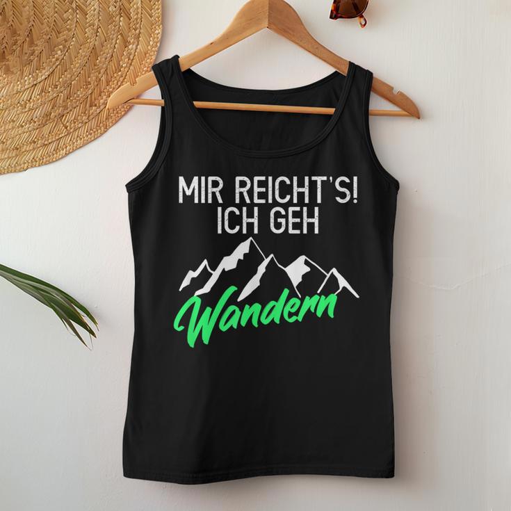 Women's Hiking Mountains Mir Reichts Ich Geh Wander S Tank Top Frauen Lustige Geschenke