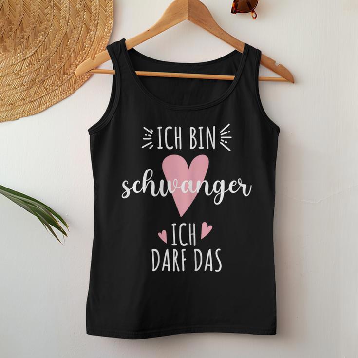 Women's Ich Bin Schwanger Ich Kann Das Behind Ich Bin Schwanger Ich Kann Das Dem Dem Tank Top Frauen Lustige Geschenke