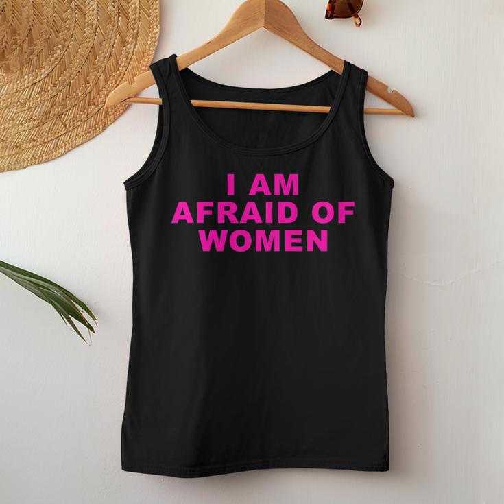 Women's Ich Habe Angst Tank Top Frauen Lustige Geschenke