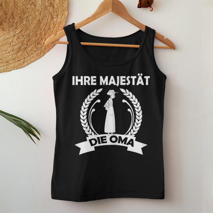 Women's Ihre Majestät Die Oma German Tank Top Frauen Lustige Geschenke