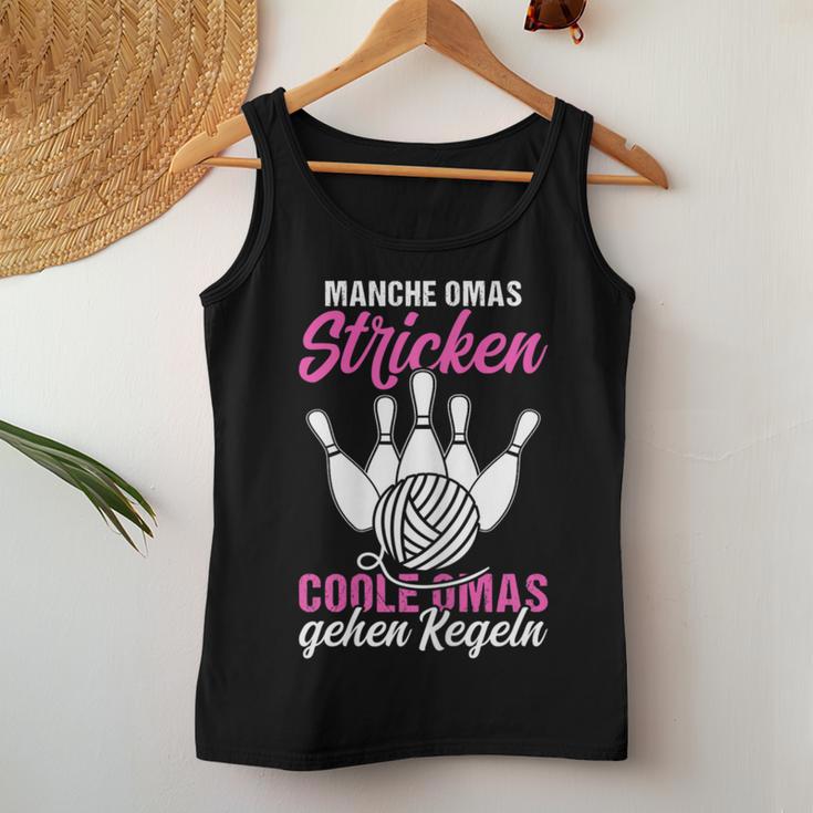 Women's Keglerin Cool Grandmas Going Kegeln Club Tank Top Frauen Lustige Geschenke