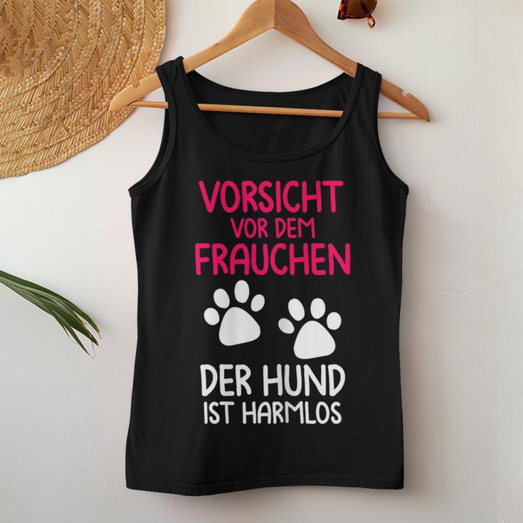 Women's Orsichtorden Der Hund Ist Harmlos S Tank Top Frauen Lustige Geschenke