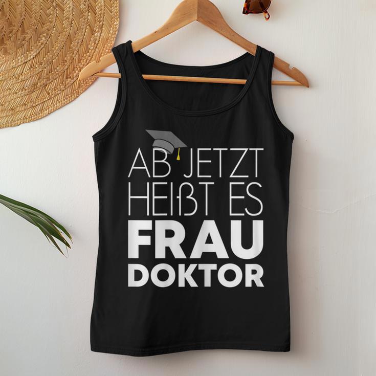 Women's Wife Doctor For Doctor's Title Promotion Tank Top Frauen Lustige Geschenke