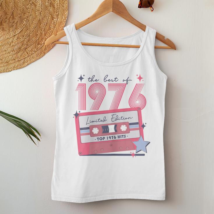 1976Intageintage Birthday Retro Disco Women's Pink Tank Top Frauen Lustige Geschenke