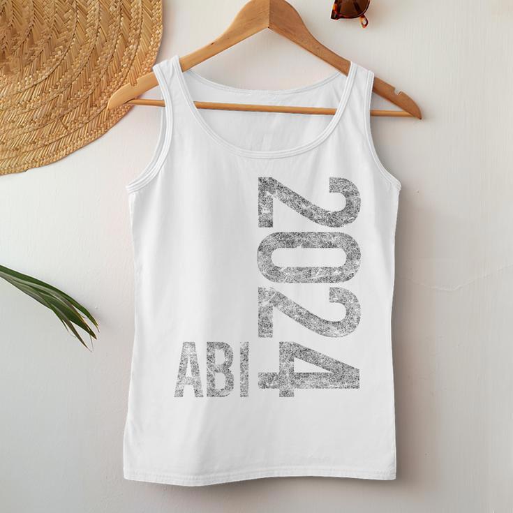 Abitur 2024 Geschenk Junge Mädchen Abi 2024 Tank Top Frauen Lustige Geschenke