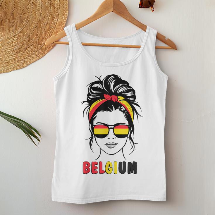 Belgium Girls' Belgium Flag Women's Tank Top Frauen Lustige Geschenke