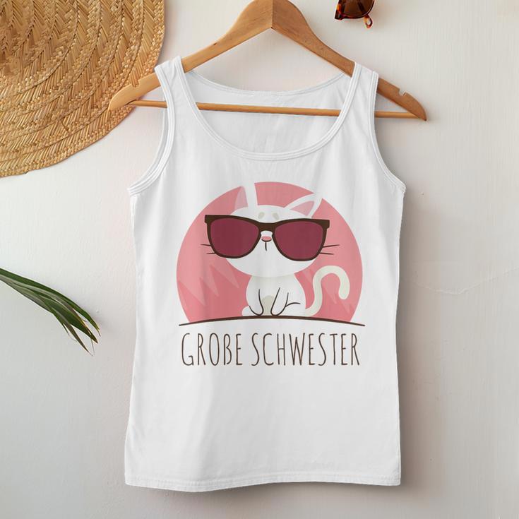 Big Sister Cool Cute Cat Tank Top Frauen Lustige Geschenke