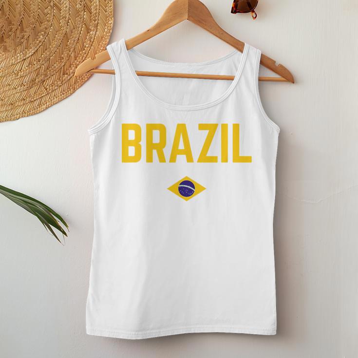 Brazil Flag Women's Children's Brazil Green Tank Top Frauen Lustige Geschenke