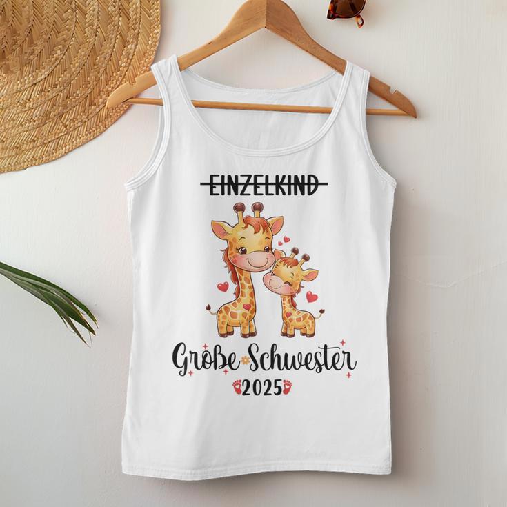 Children's Big Sister 2025 Single Child Große Schwester 2025 Tank Top Frauen Lustige Geschenke