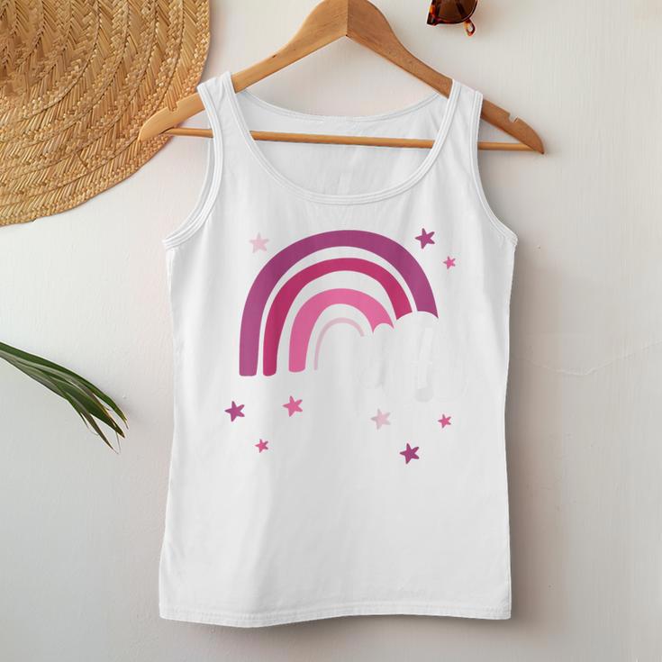 Children's Ich Binier 4 Jahre Girl Birthday Rainbow Pink Tank Top Frauen Lustige Geschenke