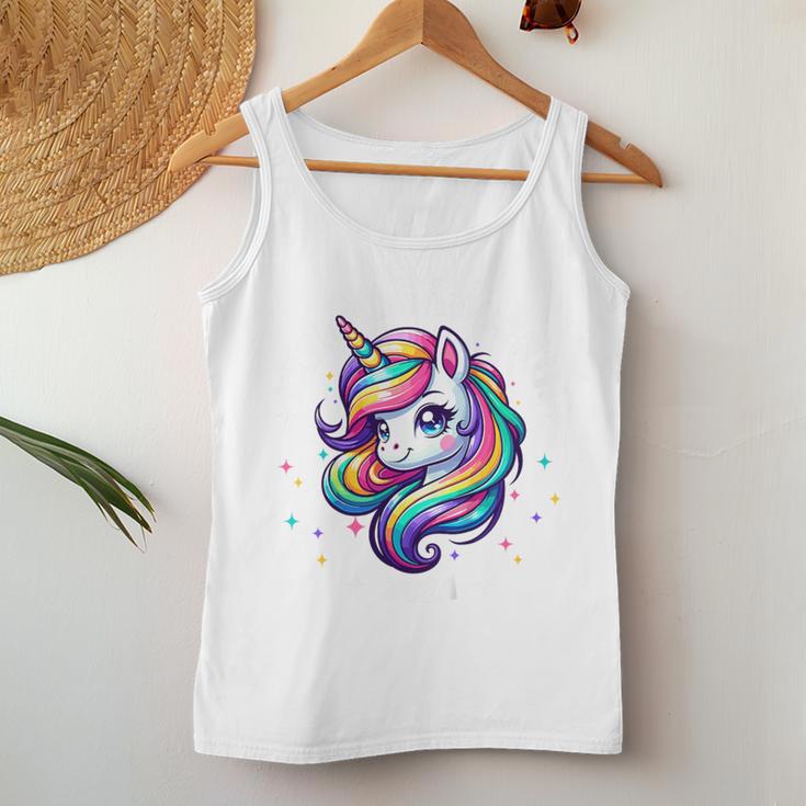 Children's Kita Abgängerin Unicorn First Day At School 2024 Girls' Tank Top Frauen Lustige Geschenke