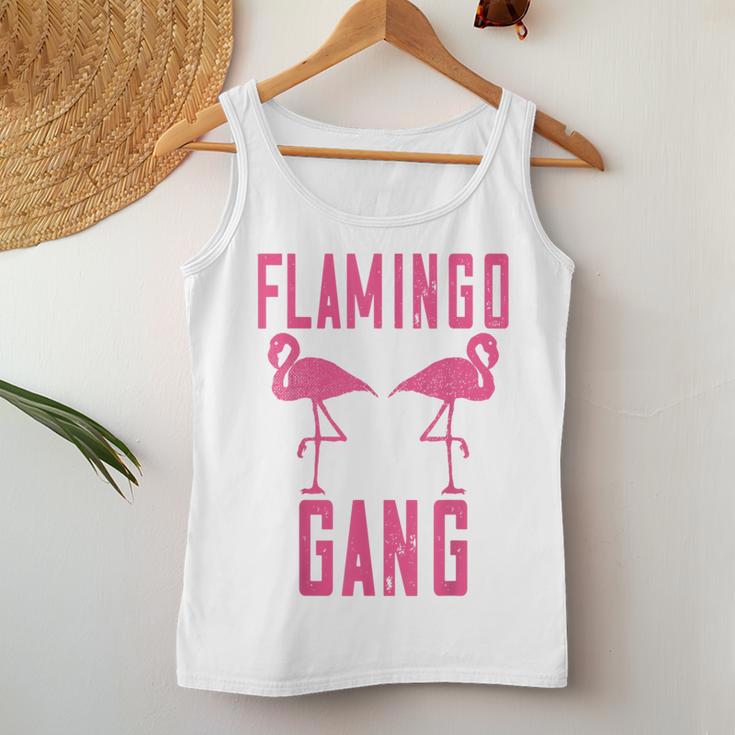 Flamingo Gang Pink Flamingo Tank Top Frauen Lustige Geschenke