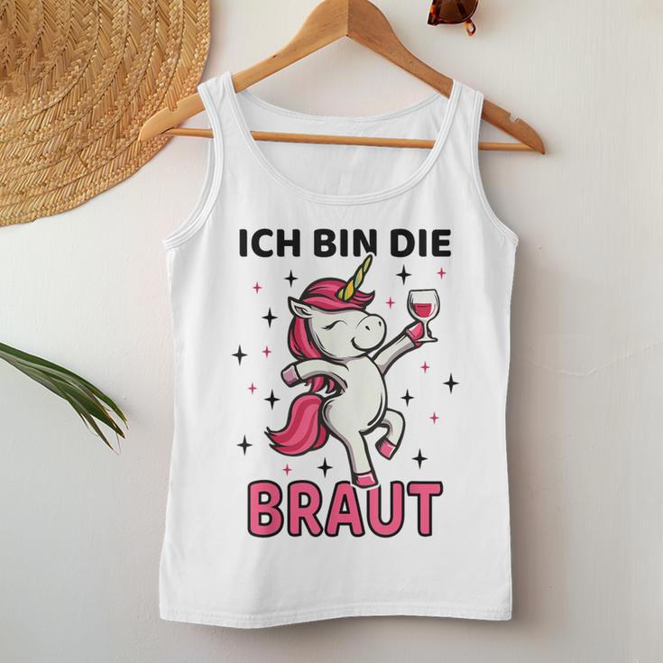 Ich Bin Die Braut Einhorn Jga Women's Wedding Tank Top Frauen Lustige Geschenke