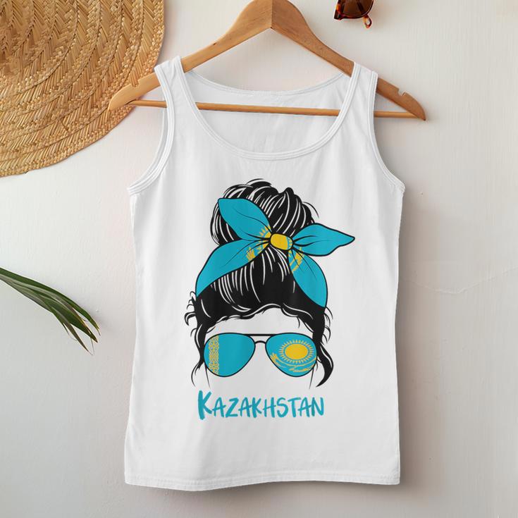 Kazakhstan Girl Kazakhstan Girl Kazakhstan Woman Flag Tank Top Frauen Lustige Geschenke