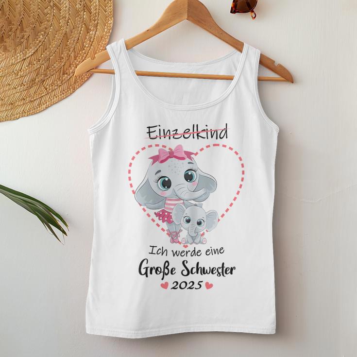 Nachwuchserkunden Ich Werde Große Schwester 2025 Tank Top Frauen Lustige Geschenke