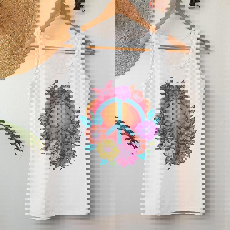 Pace Segno Fiore Anni '60 E '70 Farfalla Pace Maglia Con Maniche Raglan Canotta da donna Regalos divertidos
