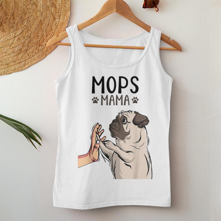 Pug Mama Dog Holder Mummy Women's Tank Top Frauen Lustige Geschenke