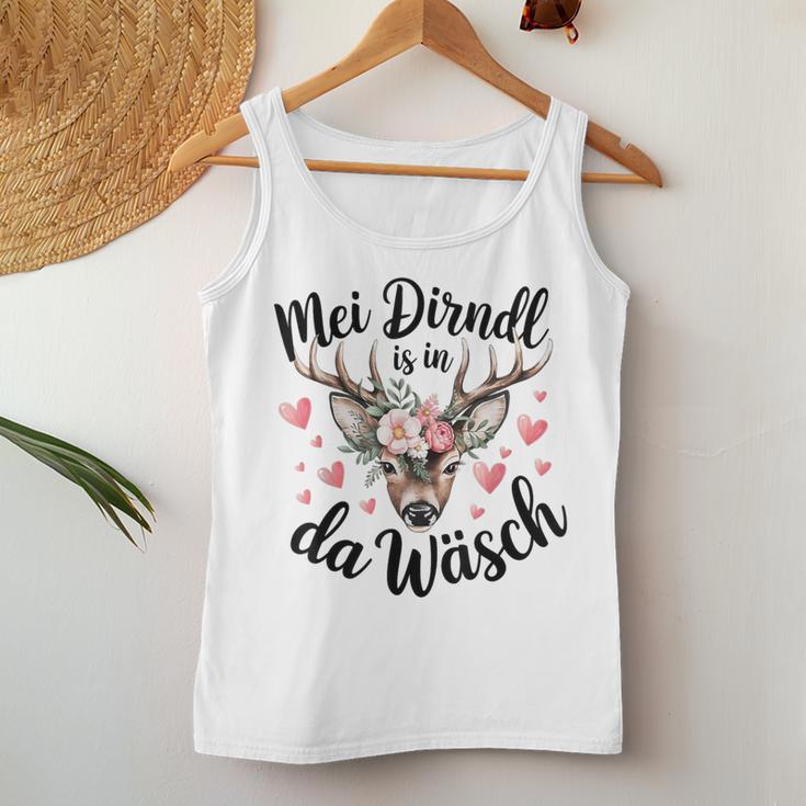 Replacement Dirndl For Mei Dirndl Ist In Da Wäsch Tank Top Frauen Lustige Geschenke