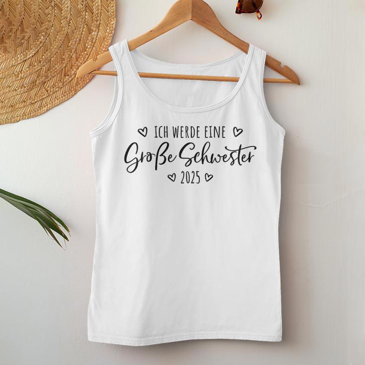 Siblings Baby Ich Werde Eine Große Schwester 2025 Children's Tank Top Frauen Lustige Geschenke