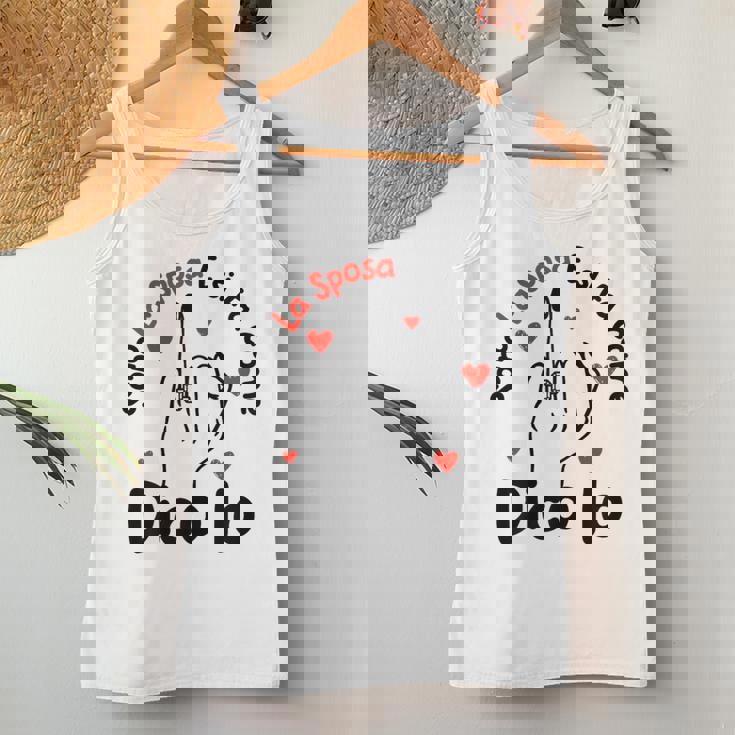 Sono La Sposa E Si Fa Come Dico Io Addio Al Nubilato Sposa Canotta da donna Regalos divertidos