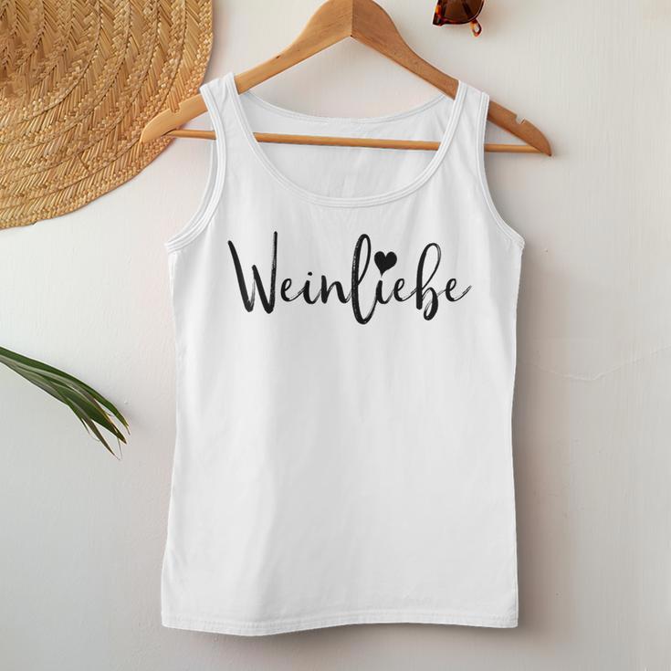 Weinliebe Wine Drinker Wine Lover Red Wine Tank Top Frauen Lustige Geschenke