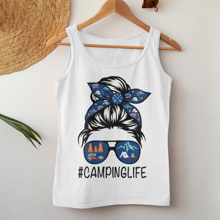 Women's Campinglife Camperleben Coolintage Camper Camping Tank Top Frauen Lustige Geschenke