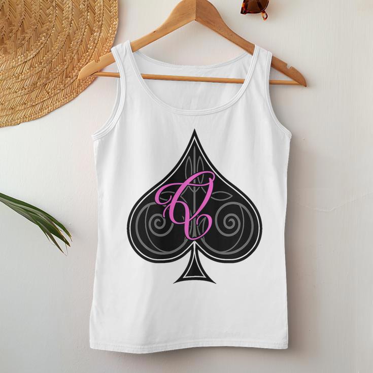 Women's Queen Of Spades Hot Wife Swinger Tank Top Frauen Lustige Geschenke