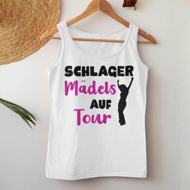 Women's Schlager Girls On Party Tour Tank Top Frauen Lustige Geschenke