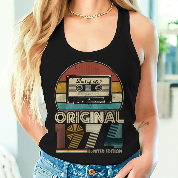 1974Intage Birthday Retrointage Tank Top Frauen Geschenke für Sie