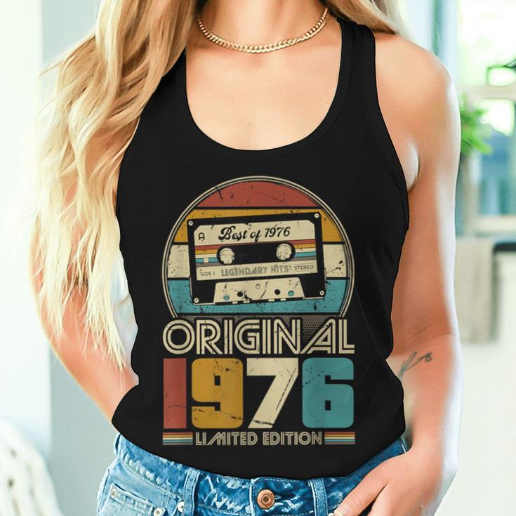 1976Intage Birthday Retrointage Women's Tank Top Frauen Geschenke für Sie