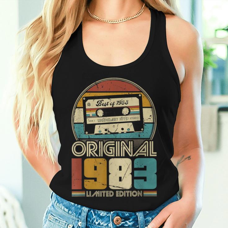 1983Intage Birthday Retrointage Women's Tank Top Frauen Geschenke für Sie