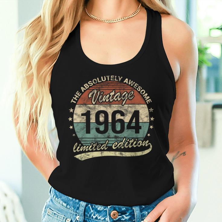 60Th Birthday Absolut Fantastischer Jahrgang 1964 Man Woman Tank Top Frauen Geschenke für Sie