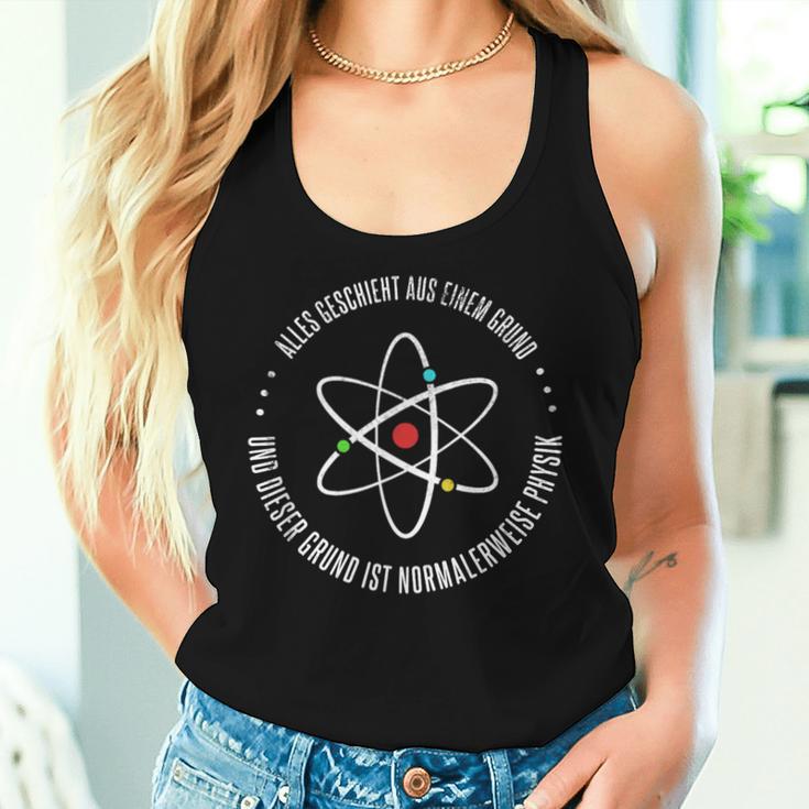 Alles Geschiecht Aus Einer Grund Physik Physiker Teacher Tank Top Frauen Geschenke für Sie