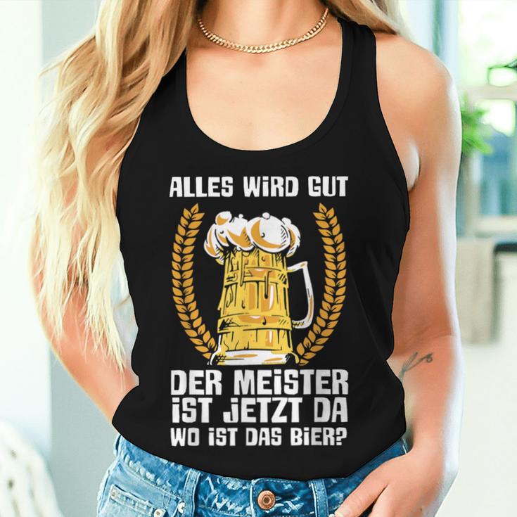 Alles Wird Gut Beer Sauf Trink Saying Tank Top Frauen Geschenke für Sie