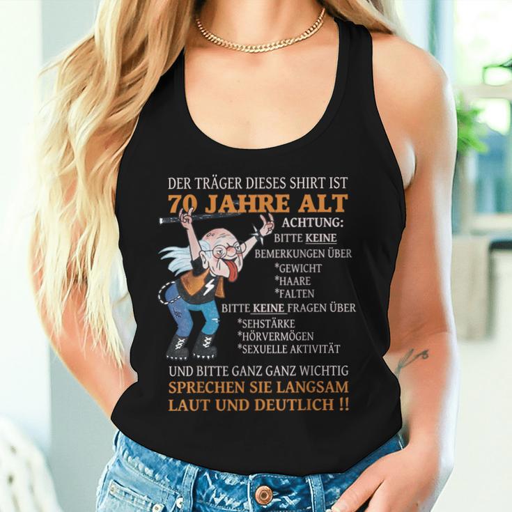 Alter Sack Der Träger Ist 70Th Birthday 1970S Women's Tank Top Frauen Geschenke für Sie