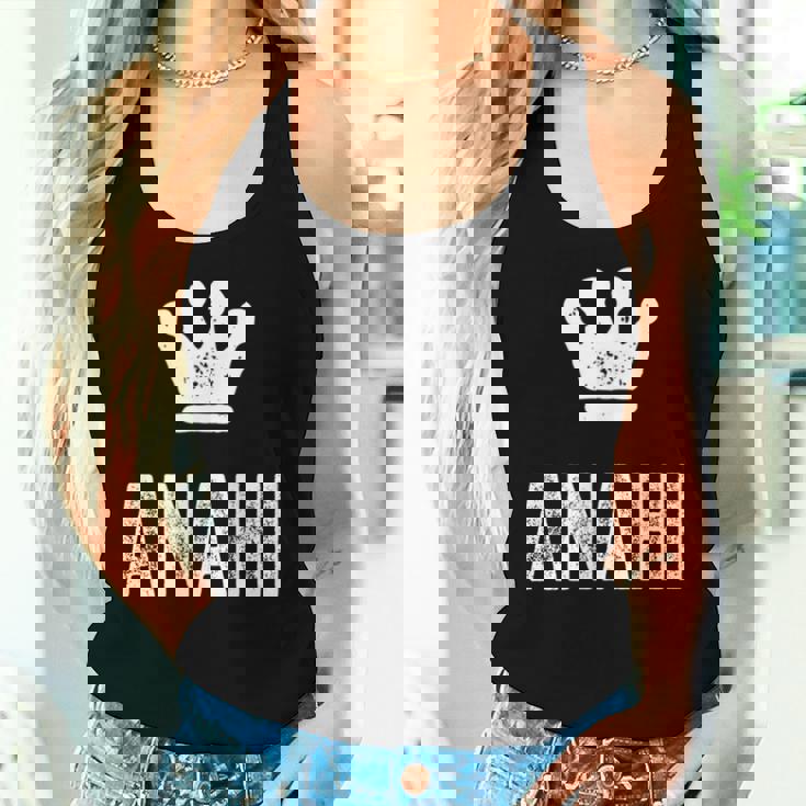 Anahi The Queen Crown & Name Called Anahi Women Tank Top Gifts for Her