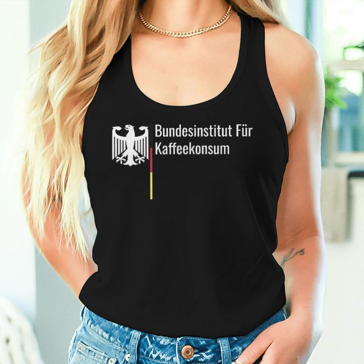 Bundesinstitut Für Kaffeekonsum Saying Fun Coffee Tank Top Frauen Geschenke für Sie