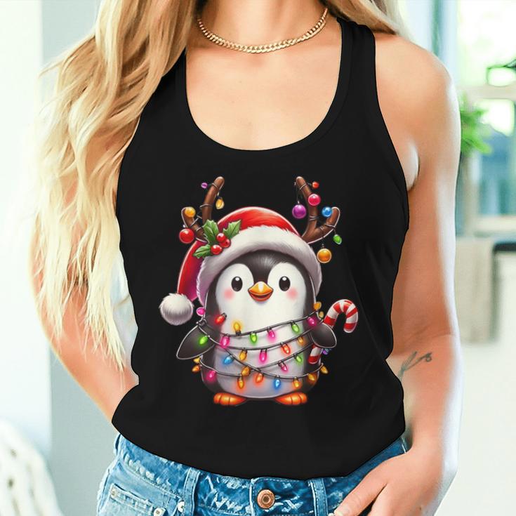 Christmas Children Cute Penguin Xmas Tank Top Frauen Geschenke für Sie