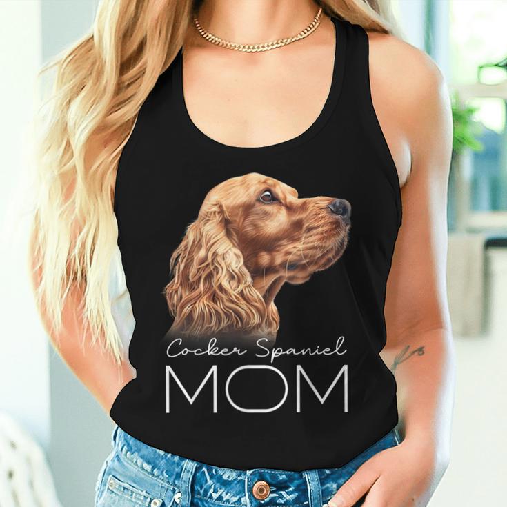 Cocker Spaniel Mama Tank Top Frauen Geschenke für Sie