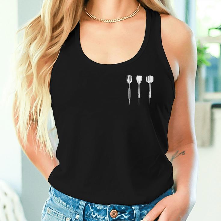 Darts Motif Women's Darts Darts Women Tank Top Frauen Geschenke für Sie