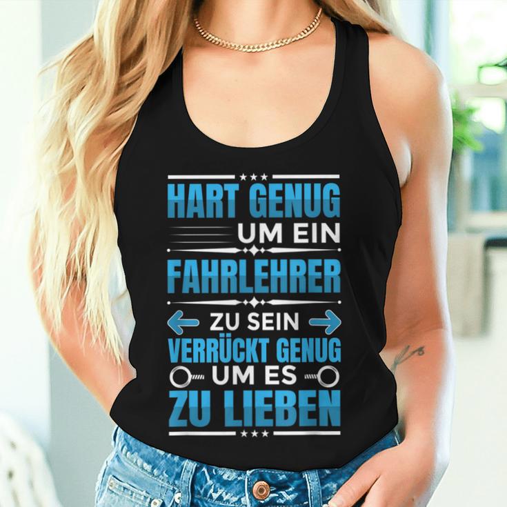 Driving School Teacher Driving School Driving Teacher Work Tank Top Frauen Geschenke für Sie