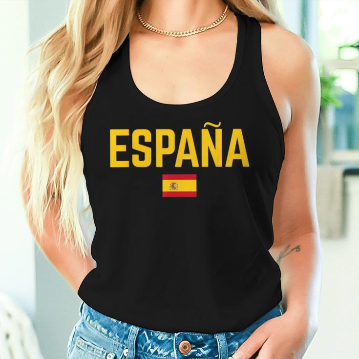 España Spain Flag Women's Children's Spain Red Tank Top Frauen Geschenke für Sie