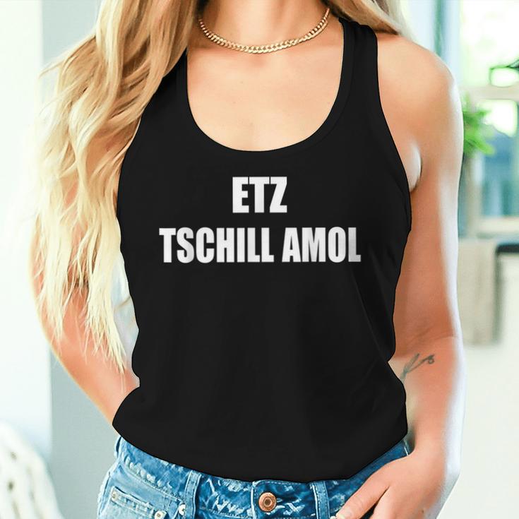 Franken Fränkischer Dialect Saying Chillen Women's Tank Top Frauen Geschenke für Sie