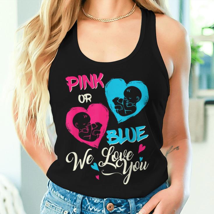 Gender Reveal For Mom And Dad Boy Or Girl Tank Top Frauen Geschenke für Sie