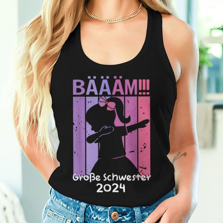 Girls' Bääm Big Sister 2024 Dab Pregnancy Tank Top Frauen Geschenke für Sie