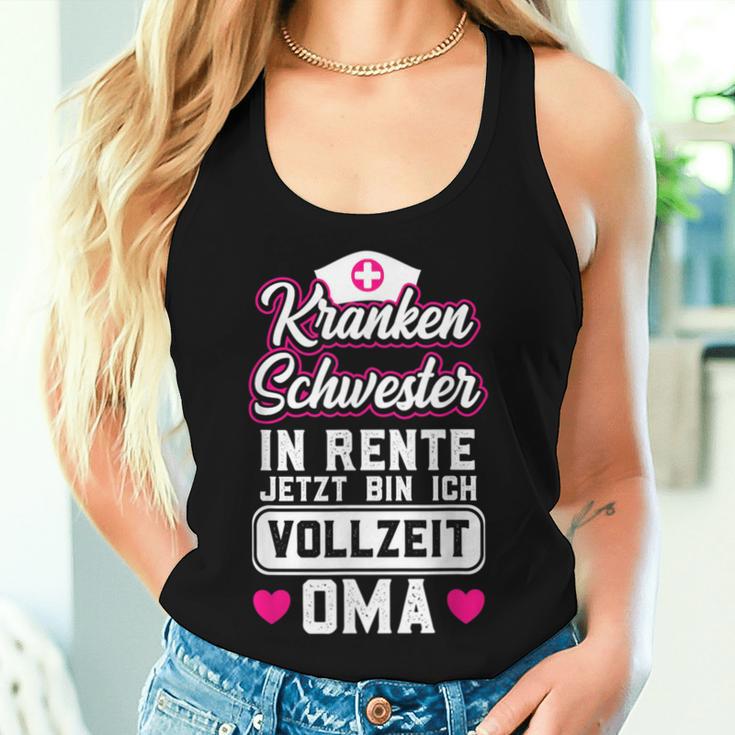 Grandma Retirement Pension Nurse Tank Top Frauen Geschenke für Sie